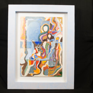 Mother & Child. Acrylic on boardSpate Hunterman (Robert Hunt) 1934 – 2014