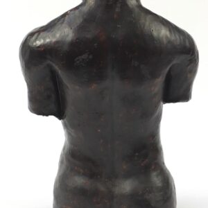 Antiqued Bronzed Classical Male Torso