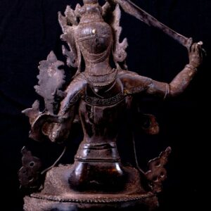 Antique Bronze seated Manjushri 1900’s