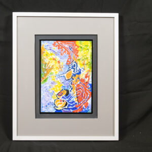 Oil Painting Contemporary in Acrylic Spate Hunterman English