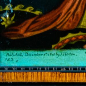 Reverse Glass painting The Affectionate Wife dt 1808