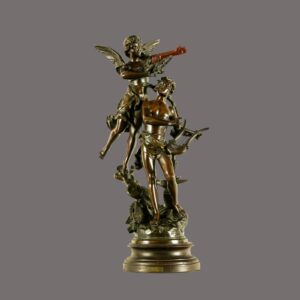 Antique Sculpture, Coronationm of the Arts  1890, French, Henryk Kossowski