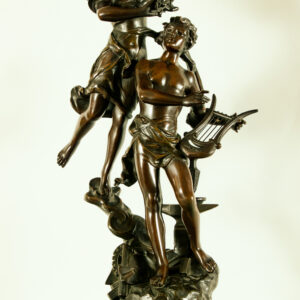 Antique Sculpture, Coronationm of the Arts  1890, French, Henryk Kossowski