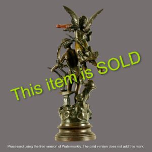 Antique Sculpture, Coronationm of the Arts  1890, French, Henryk Kossowski