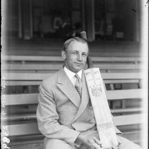 Cricket Bat Don Bradman signed