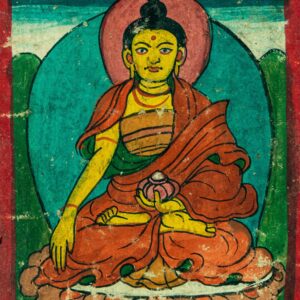 Antique Buddhist Painting on paper