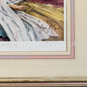 Nude picture study glazed and framed