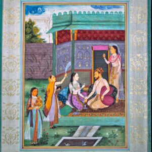 Indian Antique Miniature painting gauche paper