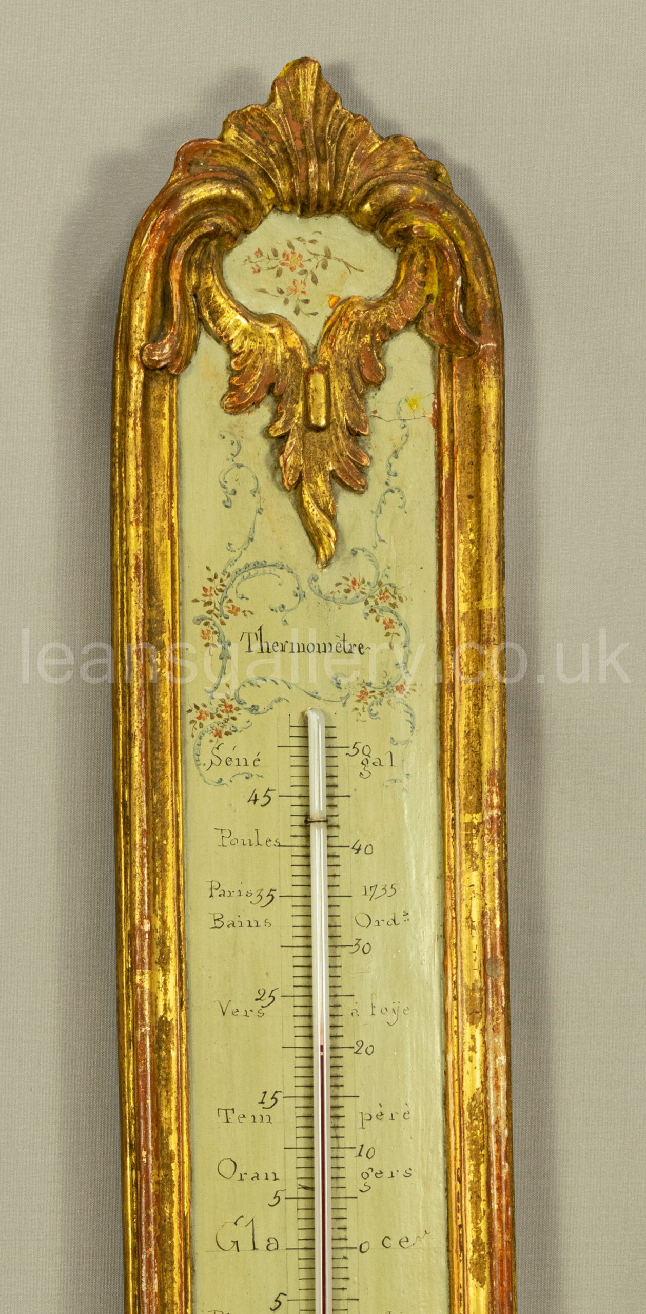 Antique French Thermometer 18th/early 19th century – Leans Gallery