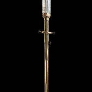 Antique, Victorian, Portuguese, Marine Barometer, Brass-Cased, R.N. Desterro, Lisbon, 97cm