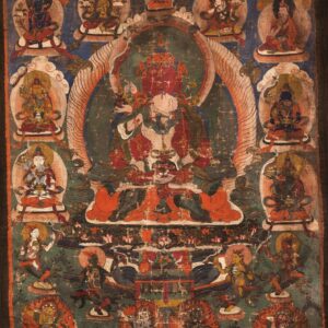 Antique, Thangka Painting, 17th century, Tibetan, Buddhist