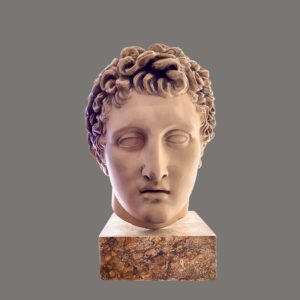 Cast Bust of a Classical Roman Youth -Vintage made by British Museum, London