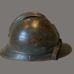 WWI French M1915 Adrian Pattern Engineers Steel Helmet