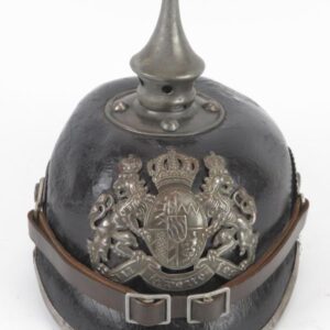 Helmet WWI, Original Bavarian Model 1915 Pickelhaube – Infanterie-Leib-Regiment