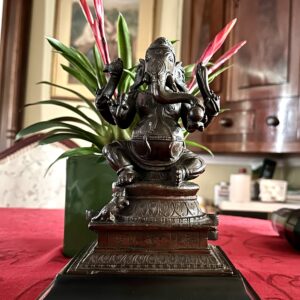 Antique, 19th-century, South Indian, Bronze, Lord Ganesh