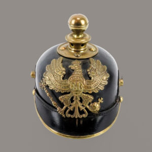 Helemet WWI, Prussian,  M1895 Artillery Pickelhaube Helmet – Kugelhelm