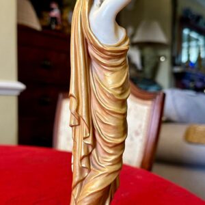 Royal Worcester, Classical Lady Figurine with Urn, Hand-Painted Porcelain