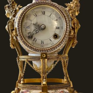 Mantel Clock, V&A, Marie Antoinette, Porcelain & Ormolu