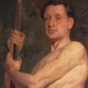 Oil Painting, Male Nude, Manner of William Etty, R.A (British 1787), on canvas