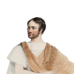 Watercolour, Gentleman, Vintage, Framed, Glazed